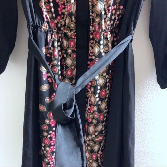 Max and Cleo Nikki Crimson Long sleeve Dress Small - Picture 4 of 8